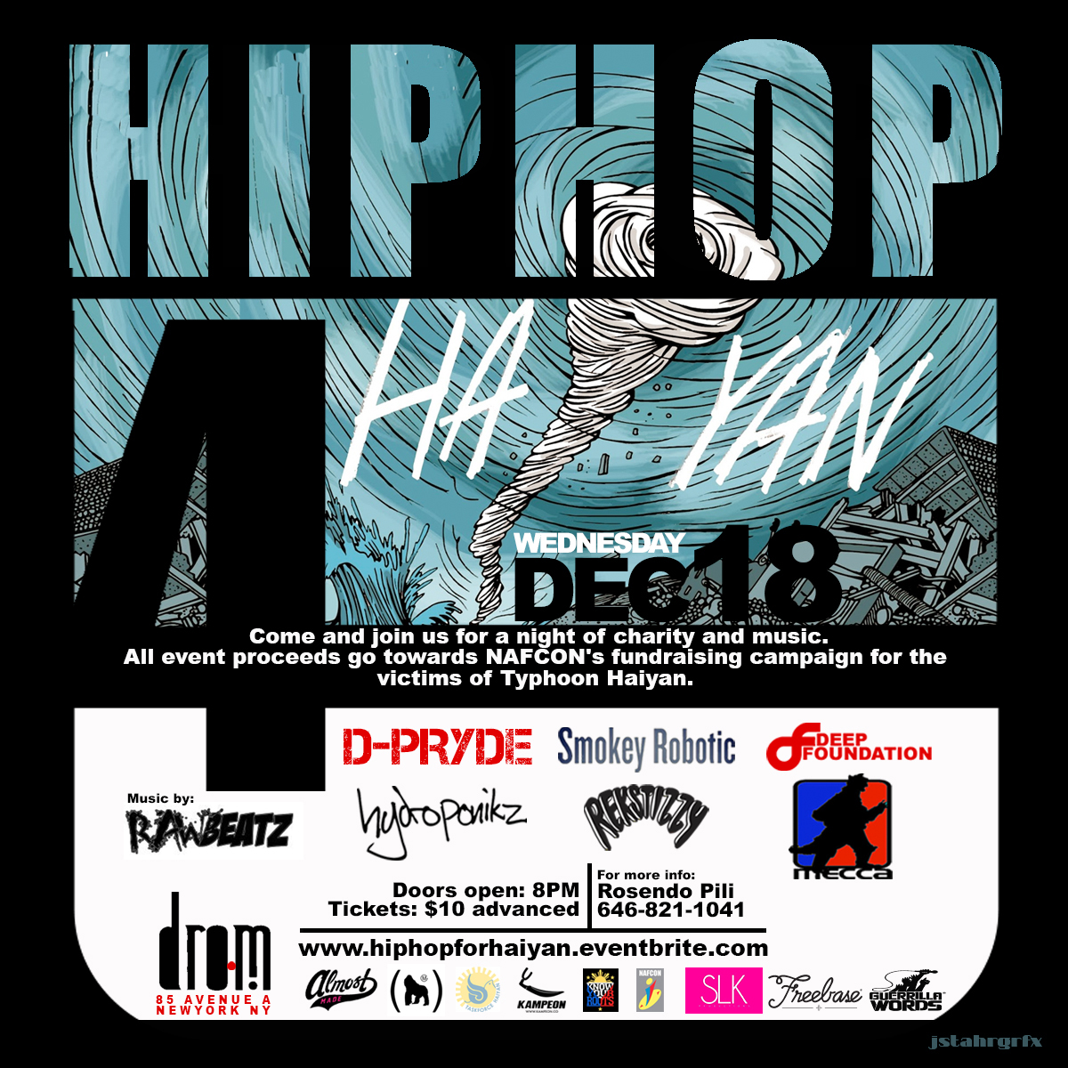 12/18 Hip Hop For Haiyan Benefit Show!