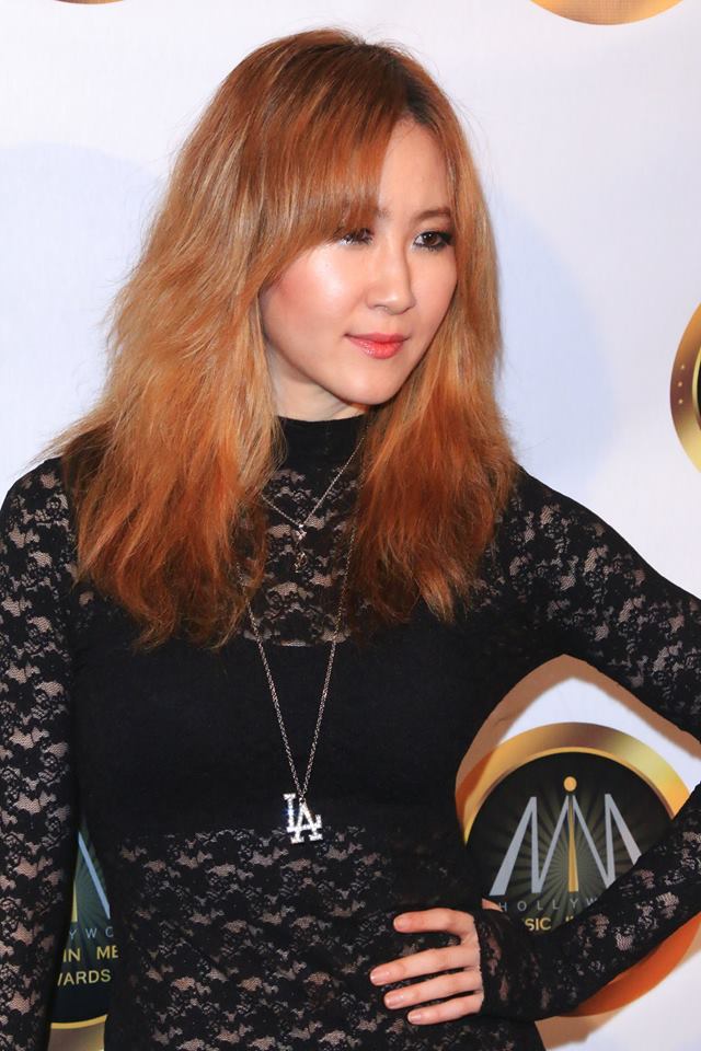 kpop star koomina at the 2015 HMMA's in Los Angeles California